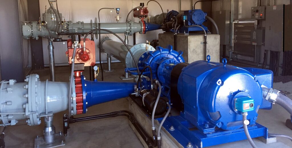 Pump-as-Turbine Hydroelectric Facility Design and Commissioning
